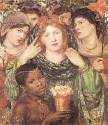 Dante Gabriel Rossetti The Bride (mk09) oil painting on canvas